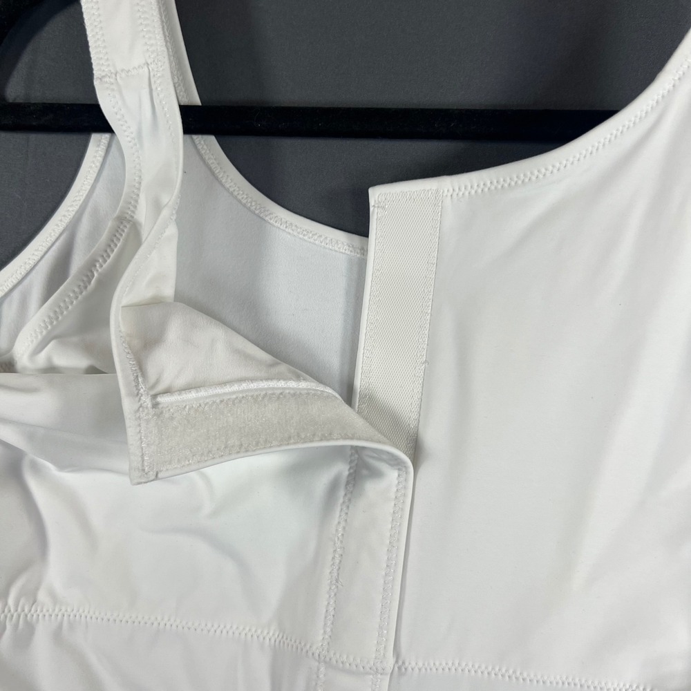 Masthead Judy Long-Line Surgical Bra White Front Velcro Closure Style 045 Size L - Picture 5 of 11